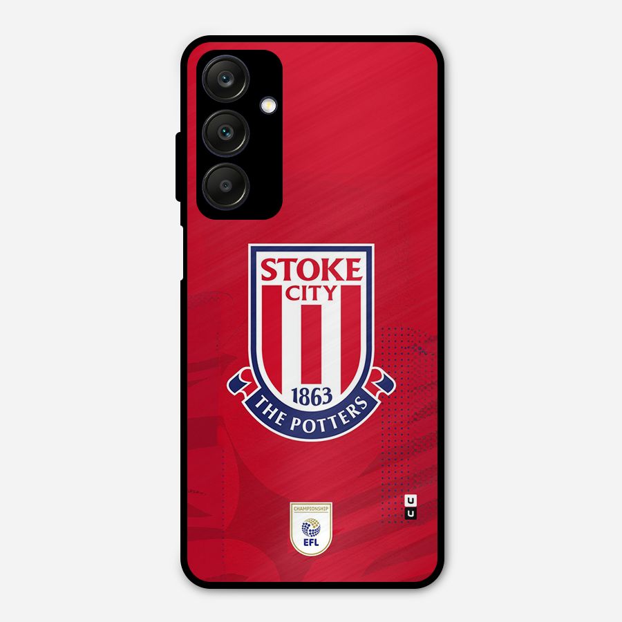 Stoke City Metal Back Case for Galaxy A25 5G