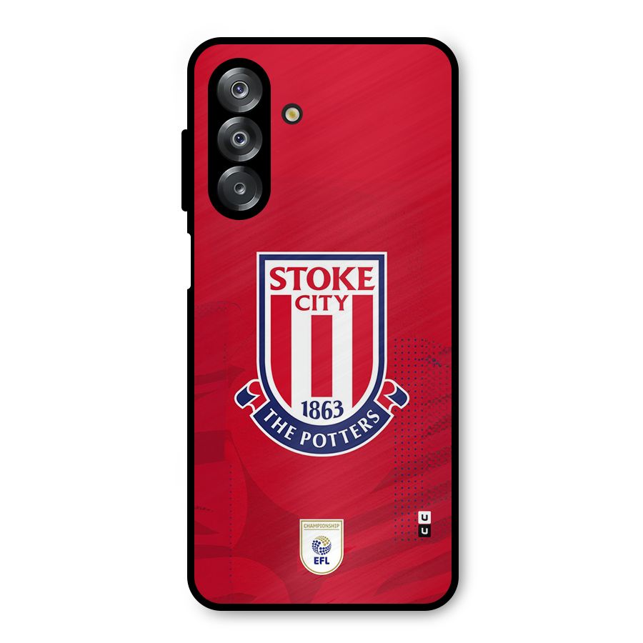Stoke City Metal Back Case for Galaxy A26