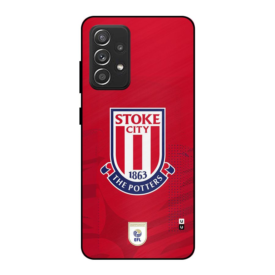 Stoke City Metal Back Case for Galaxy A52s 5G