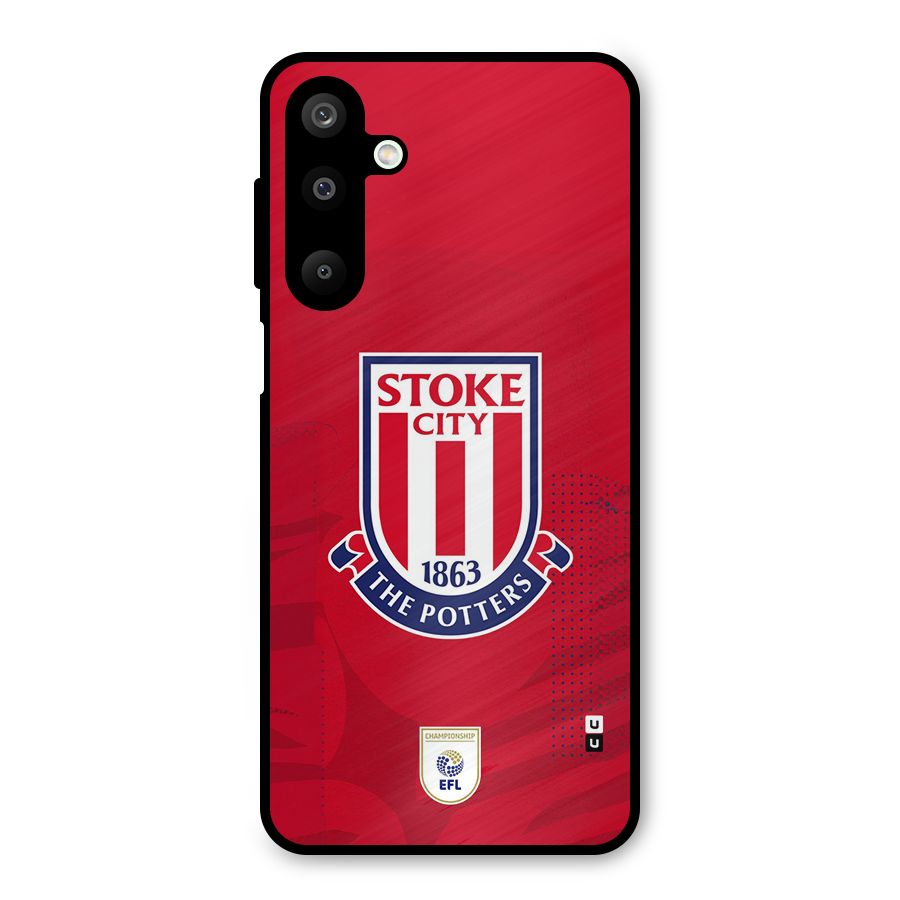 Stoke City Metal Back Case for Galaxy M16
