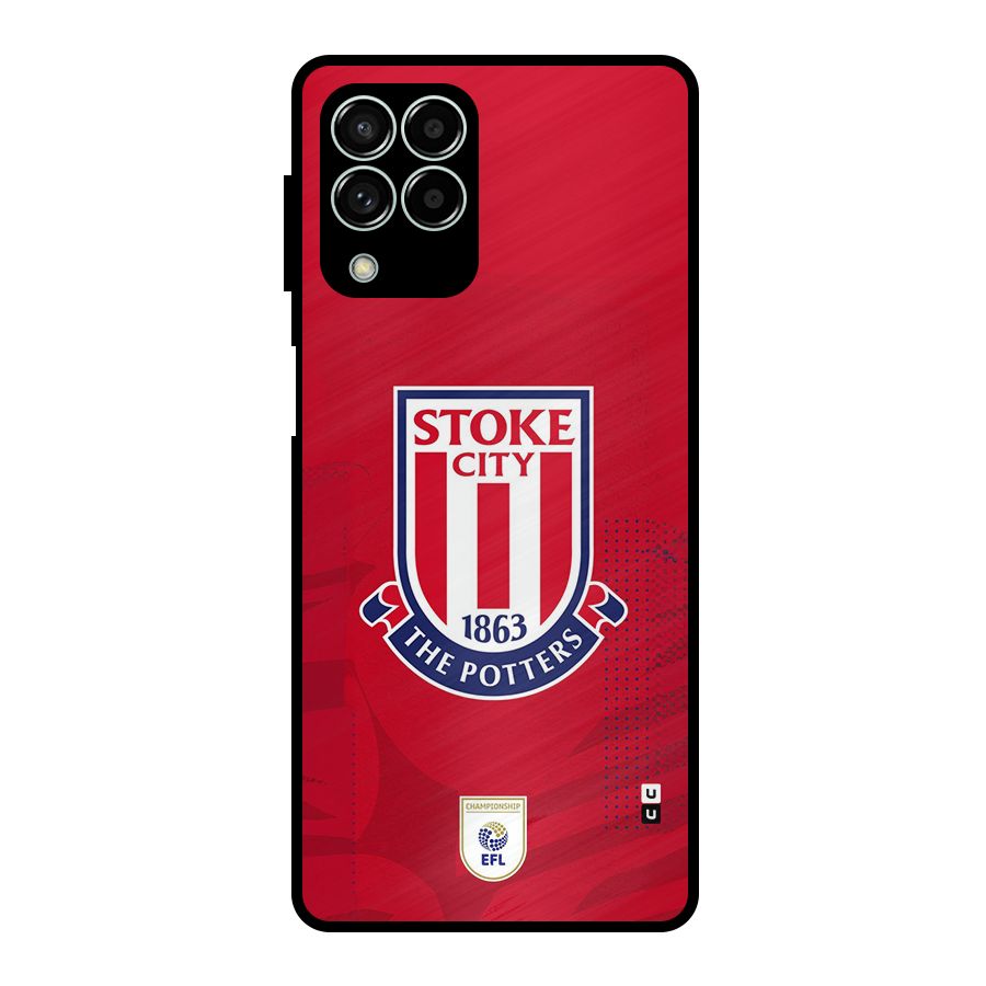 Stoke City Metal Back Case for Galaxy M33