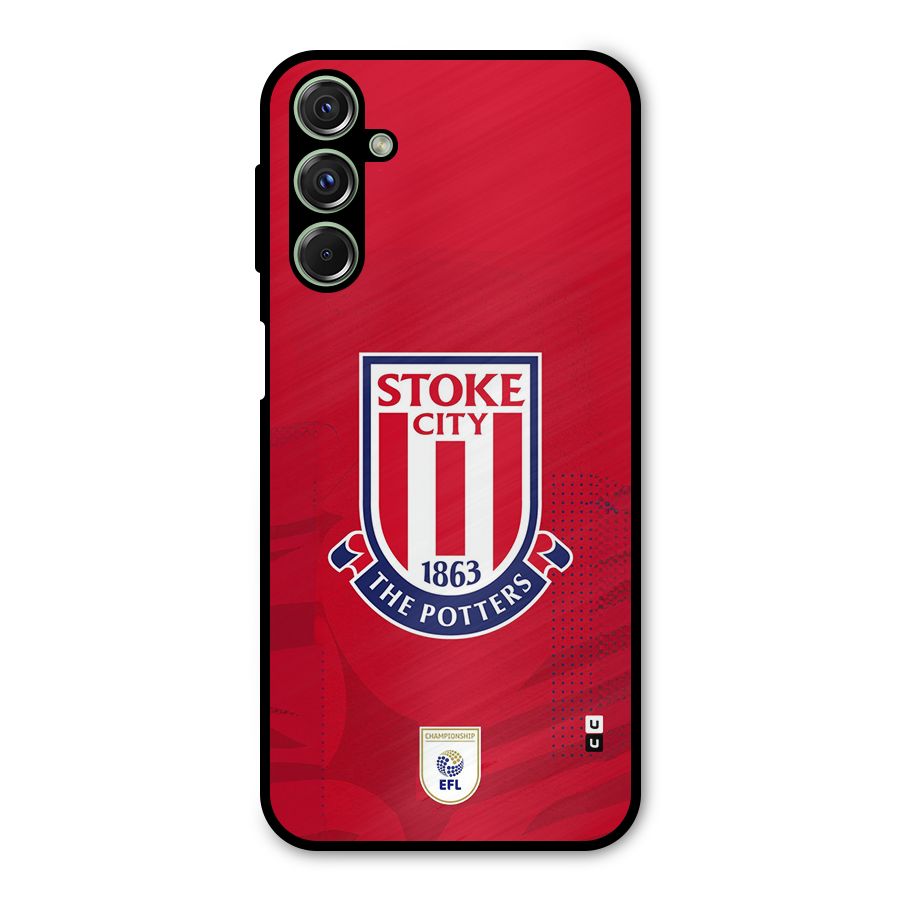 Stoke City Metal Back Case for Galaxy M34