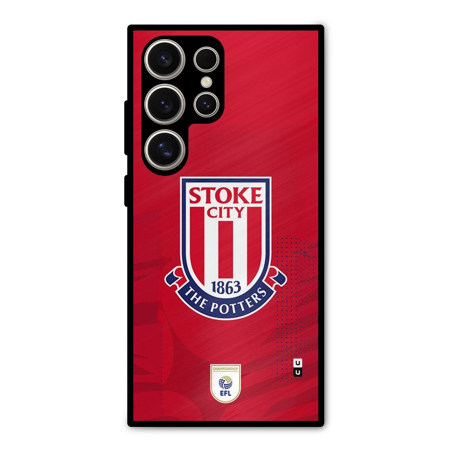 Stoke City Metal Back Case for Galaxy S24 Ultra