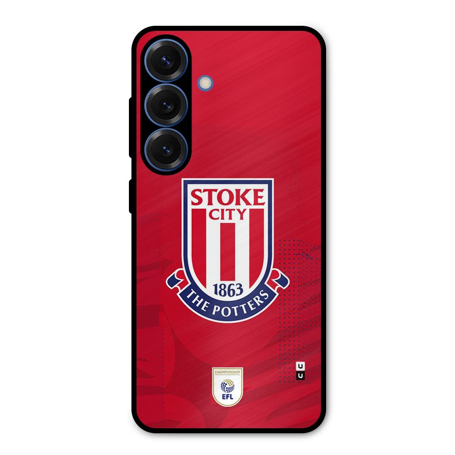 Stoke City Metal Back Case for Galaxy S25