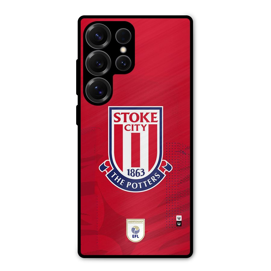 Stoke City Metal Back Case for Galaxy S25 Ultra