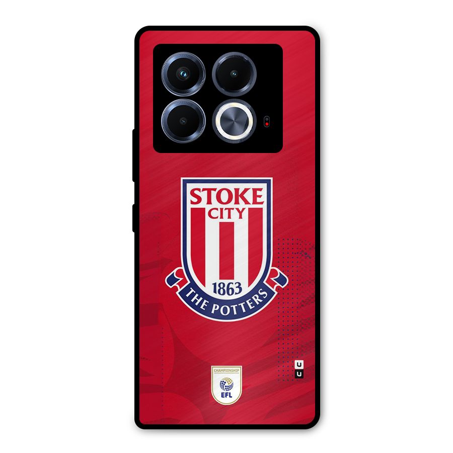 Stoke City Metal Back Case for Infinix Note 40 5G