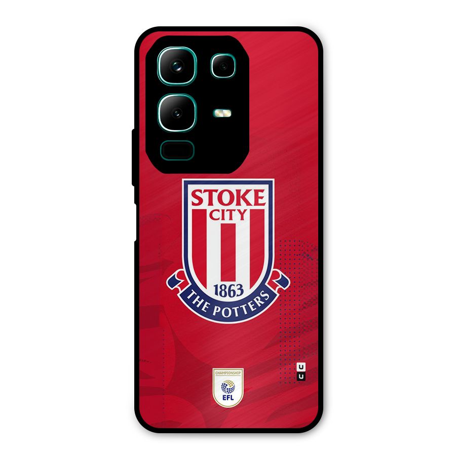 Stoke City Metal Back Case for Infinix Note 50x