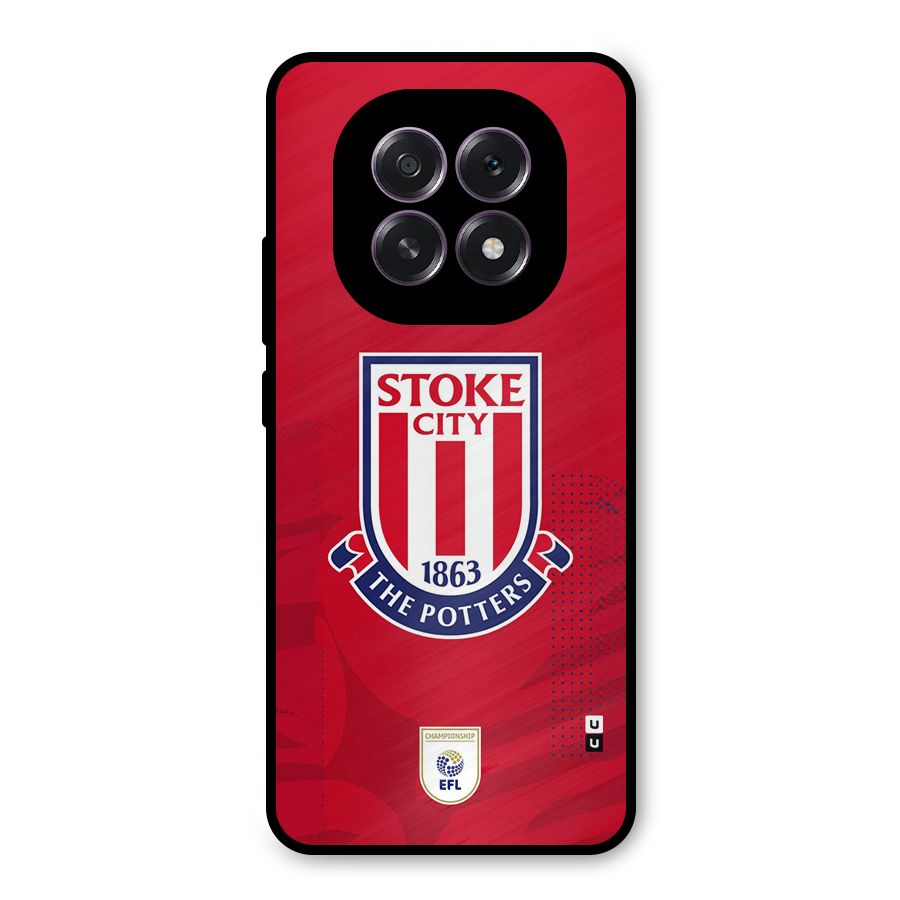 Stoke City Metal Back Case for Oppo F29