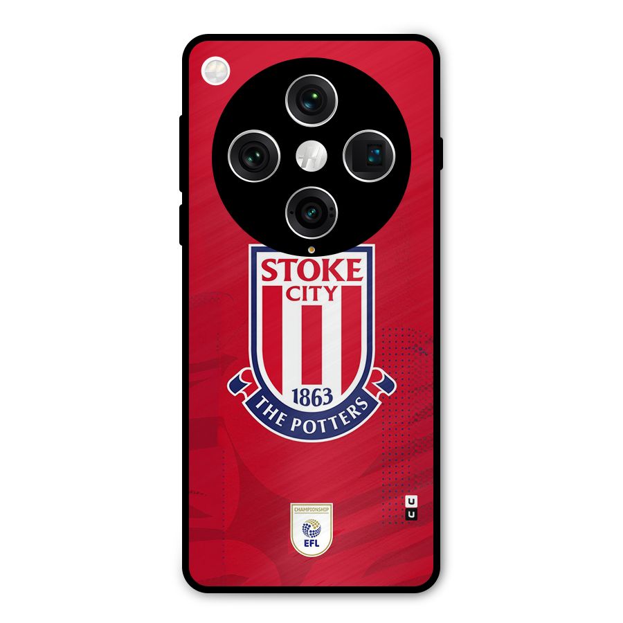 Stoke City Metal Back Case for Oppo Find X8 Pro