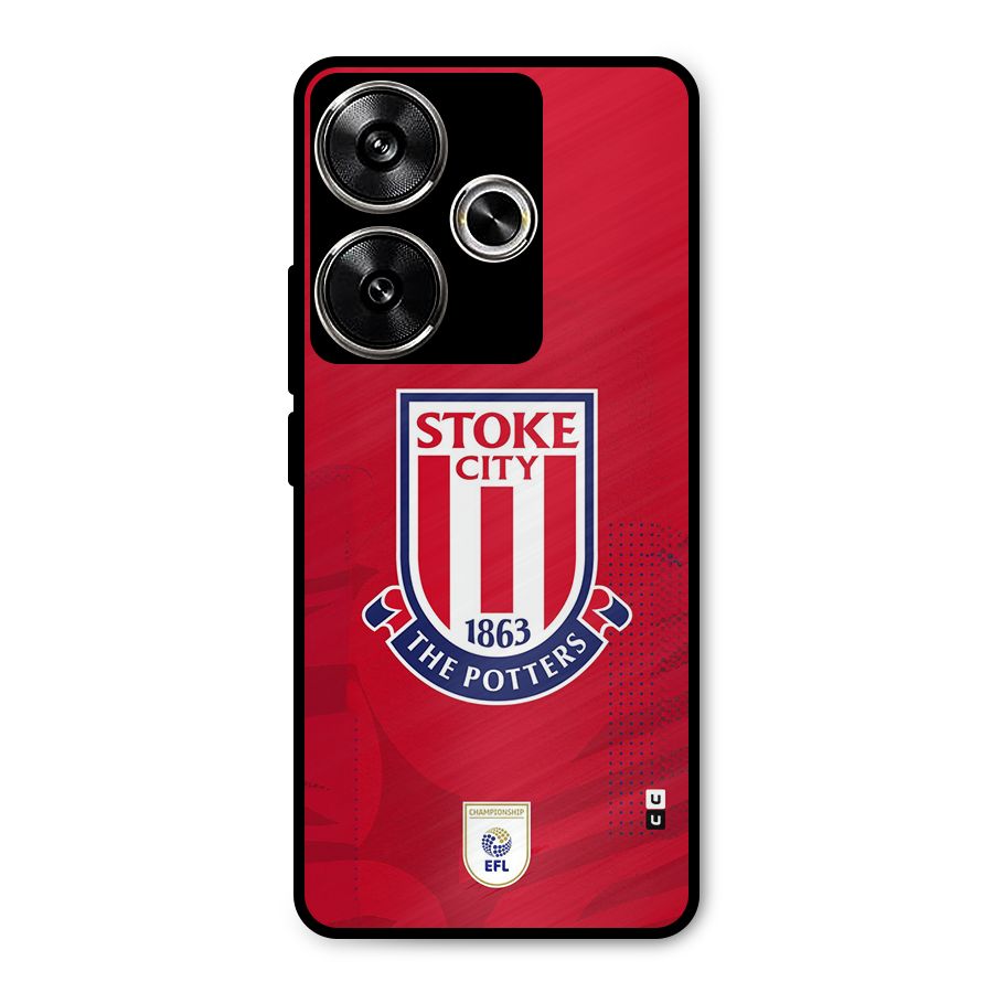 Stoke City Metal Back Case for Poco F6