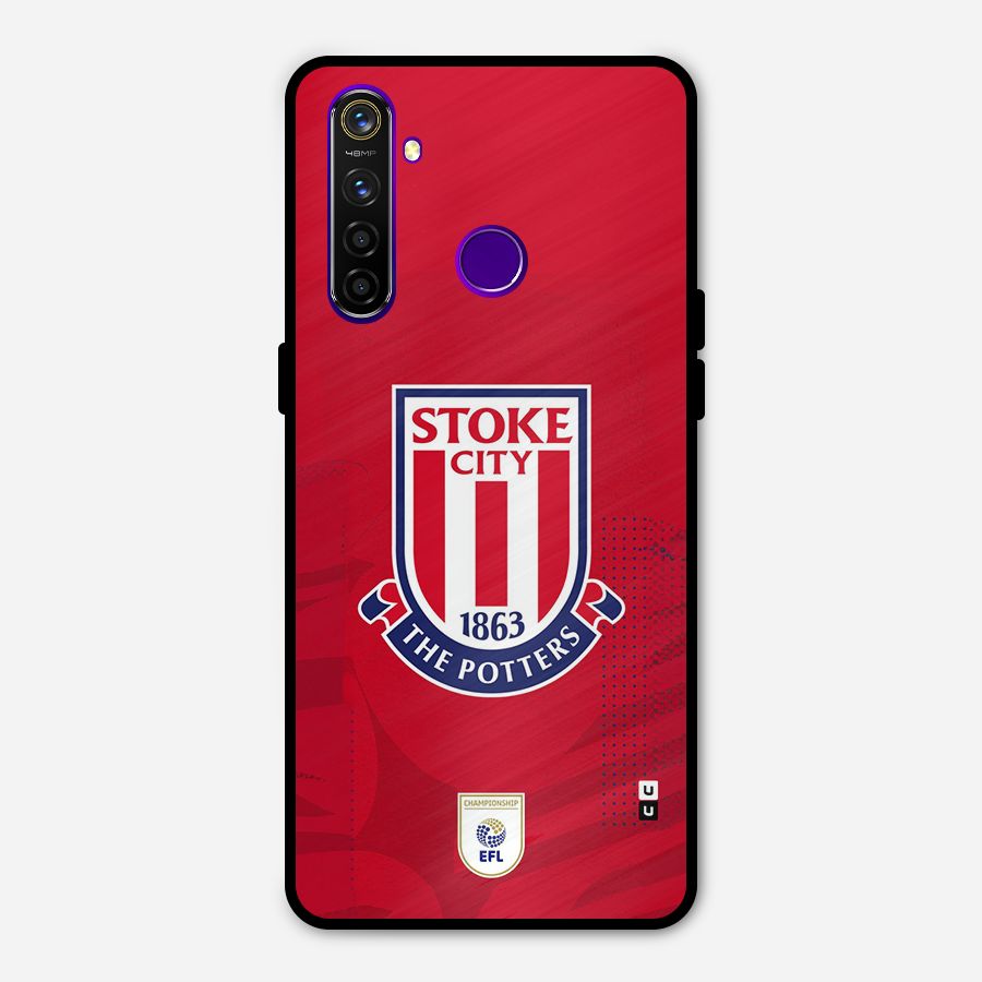 Stoke City Metal Back Case for Realme 5 Pro