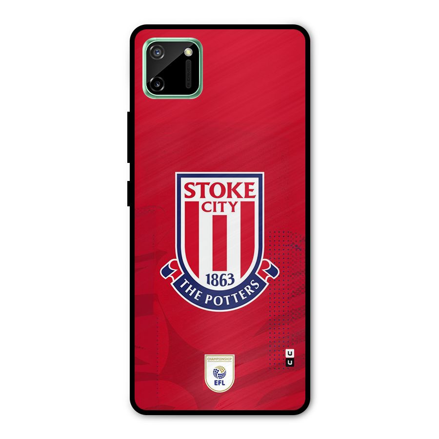 Stoke City Metal Back Case for Realme C11