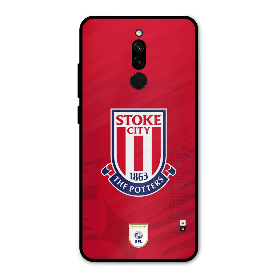 Stoke City Metal Back Case for Redmi 8