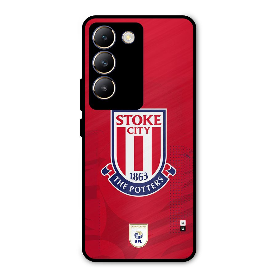 Stoke City Metal Back Case for Vivo T3 5G
