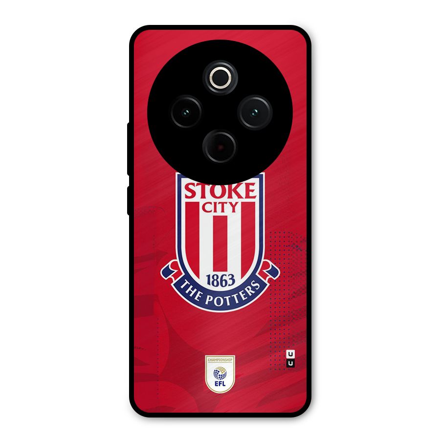 Stoke City Metal Back Case for Vivo T4