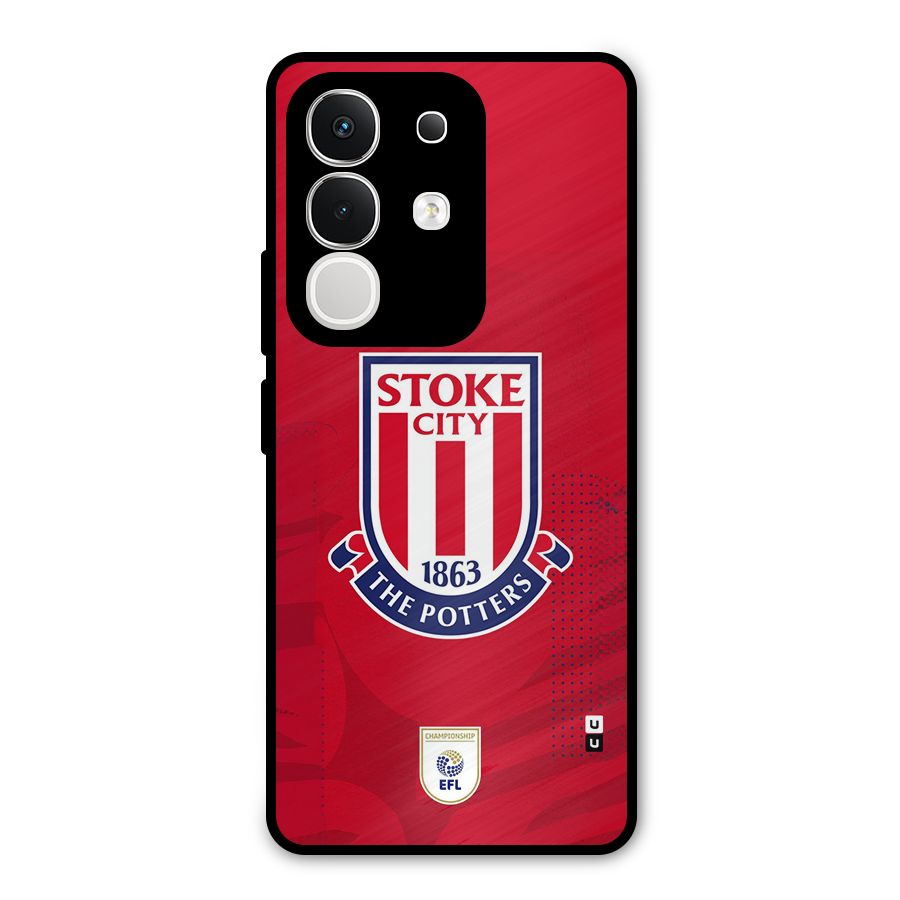 Stoke City Metal Back Case for Vivo T4x