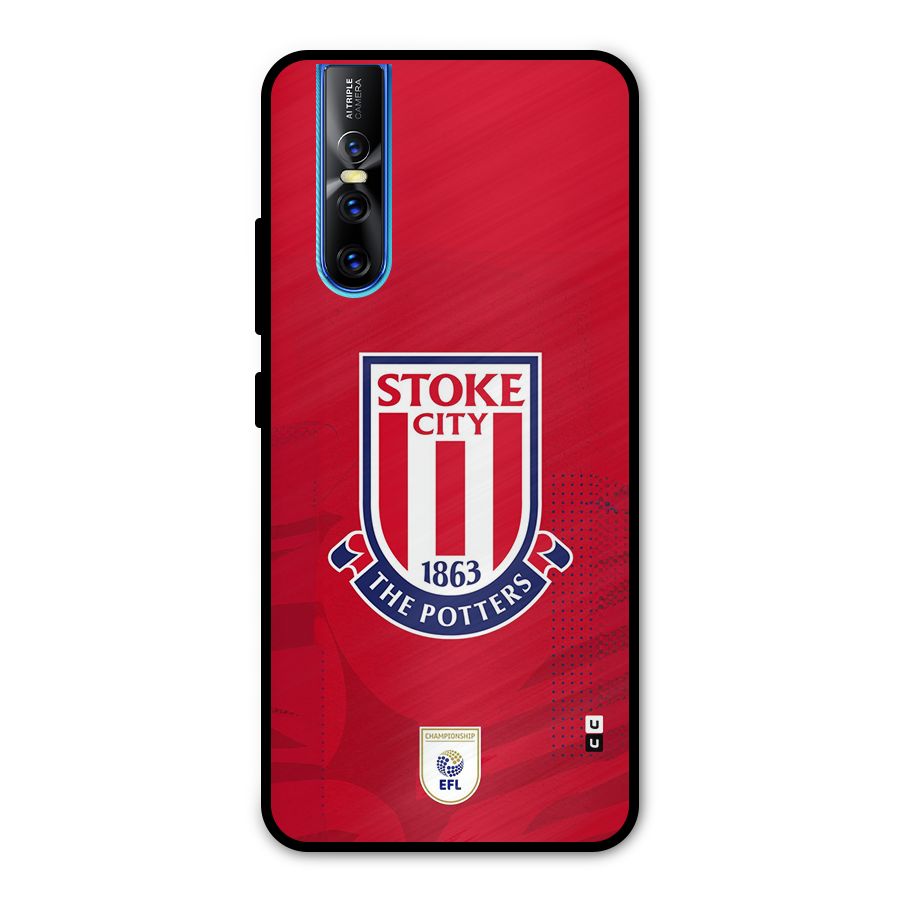 Stoke City Metal Back Case for Vivo V15 Pro