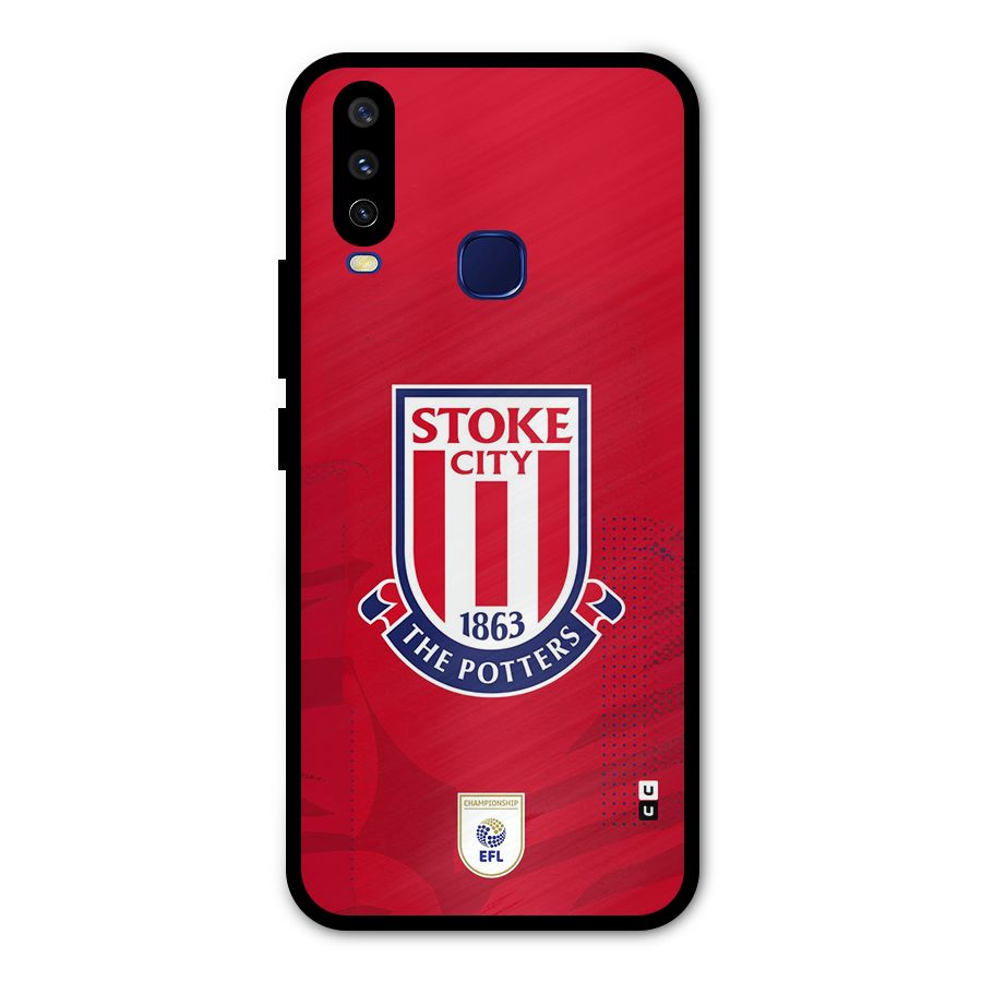 Stoke City Metal Back Case for Vivo Y15