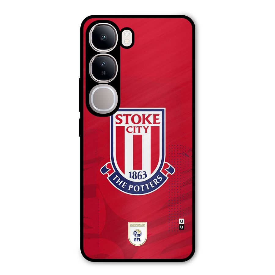 Stoke City Metal Back Case for Vivo Y300