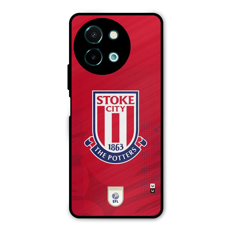 Stoke City Metal Back Case for Vivo Y58