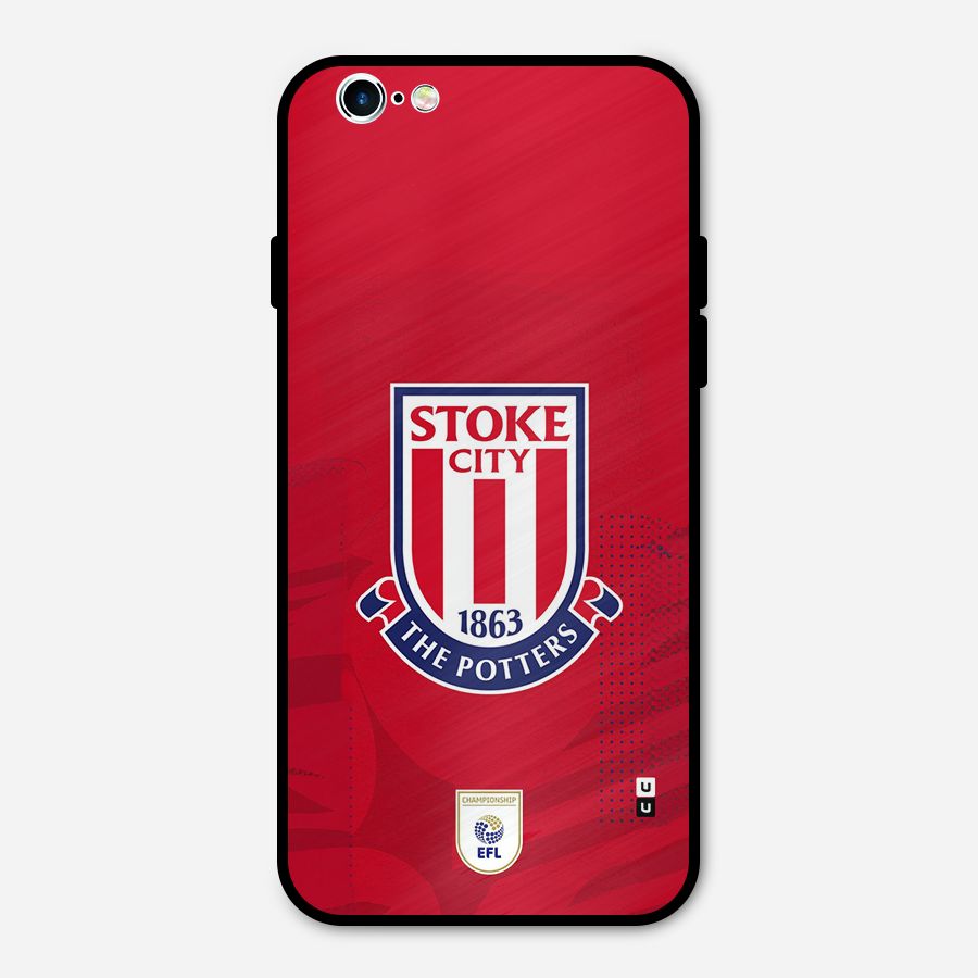 Stoke City Metal Back Case for iPhone 6 6s