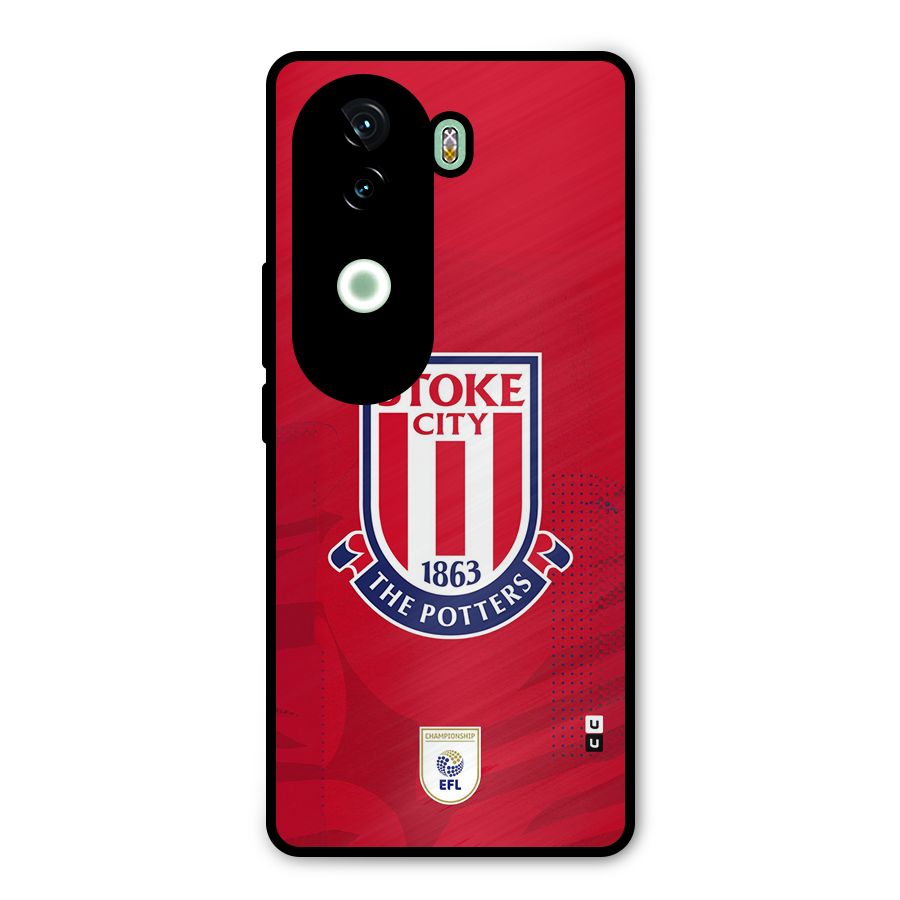 Stoke City Metal Back Case for iQOO Z9s