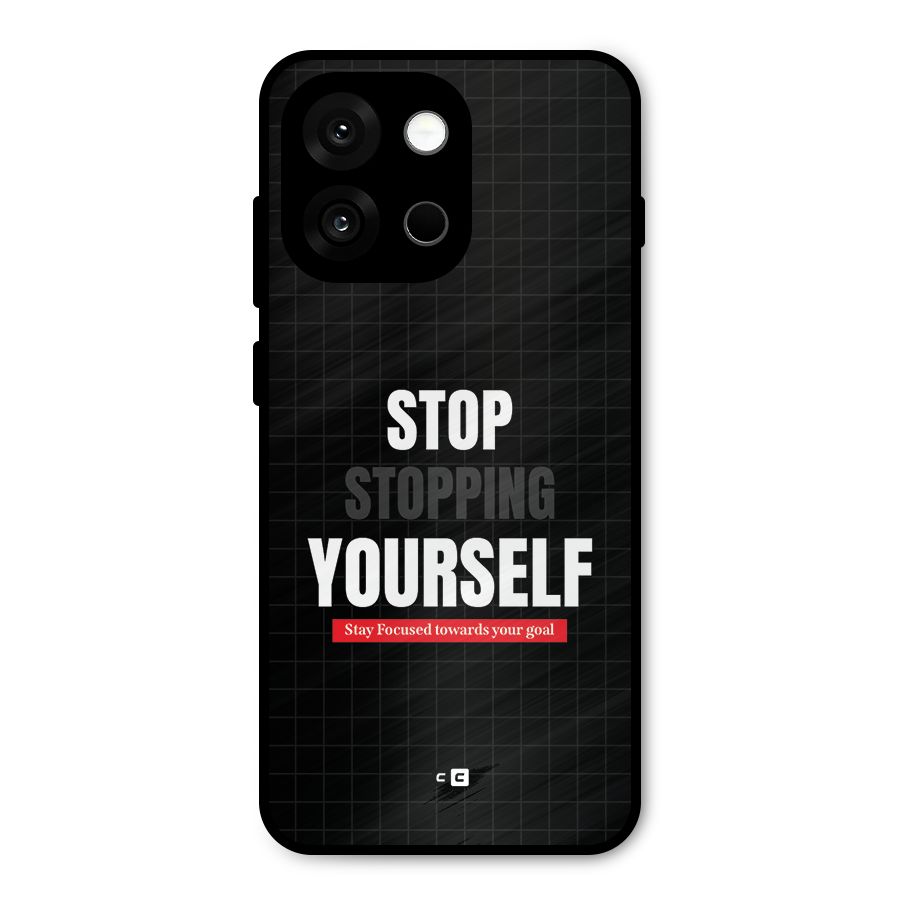 Stop Stopping Yourself Metal Back Case for OnePlus 13s