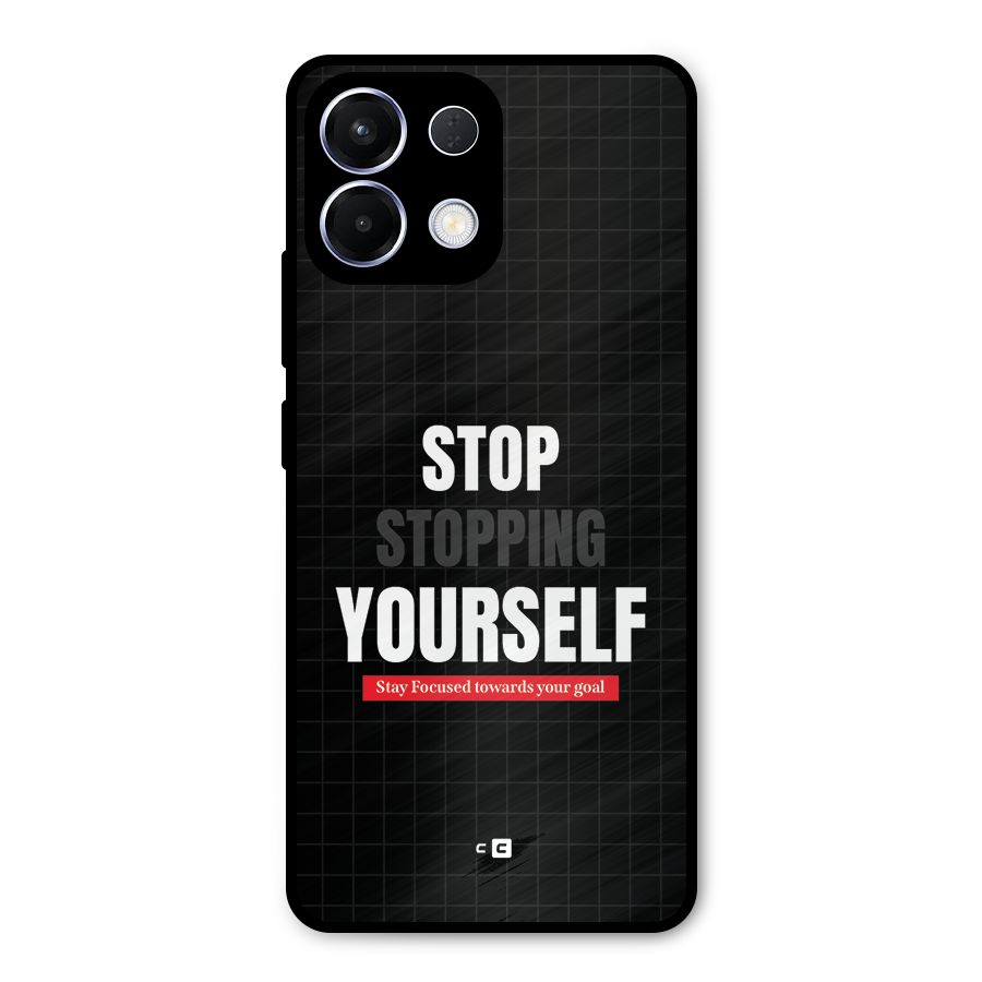 Stop Stopping Yourself Metal Back Case for Oppo K13