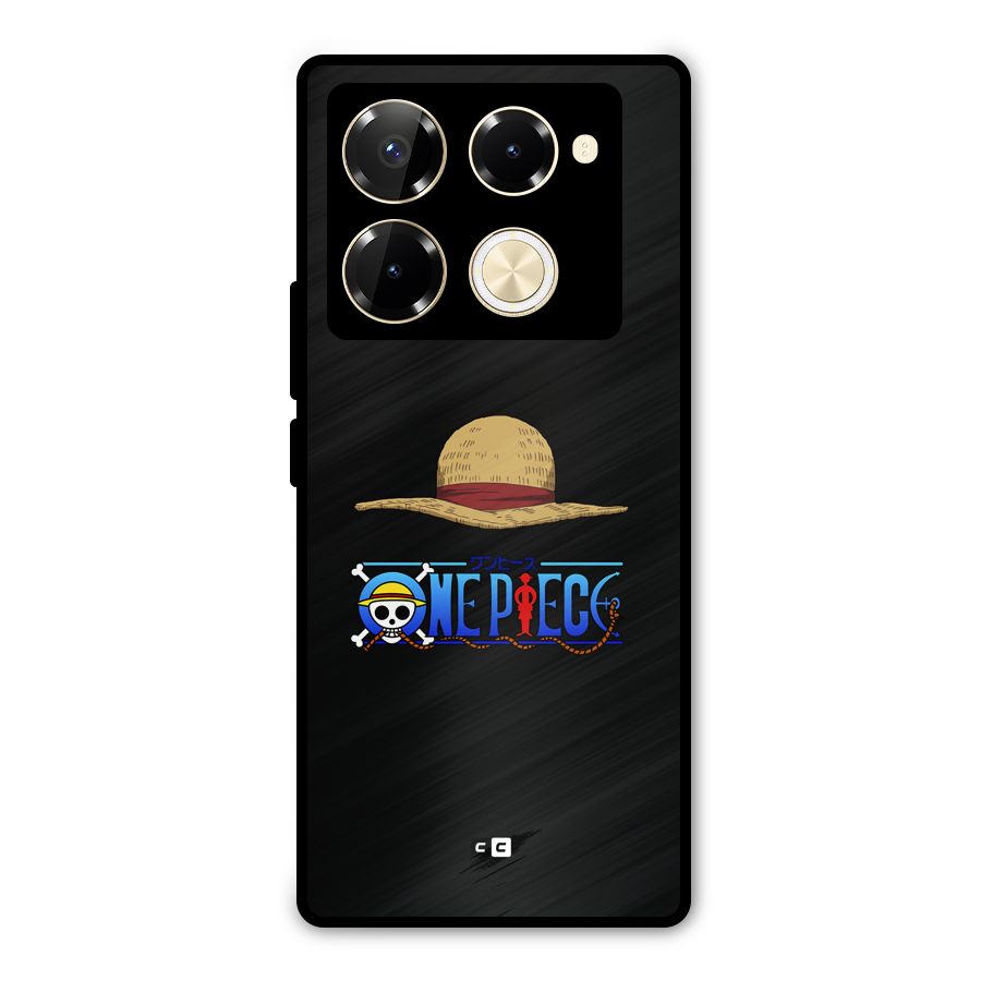 Straw Hat Metal Back Case for Infinix Note 40 Pro Plus