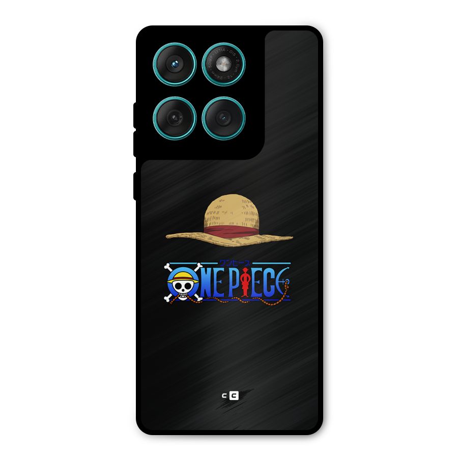 Straw Hat Metal Back Case for Motorola Edge 60 Fusion