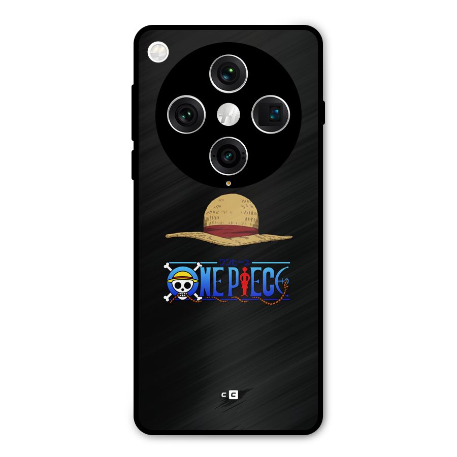 Straw Hat Metal Back Case for Oppo Find X8 Pro