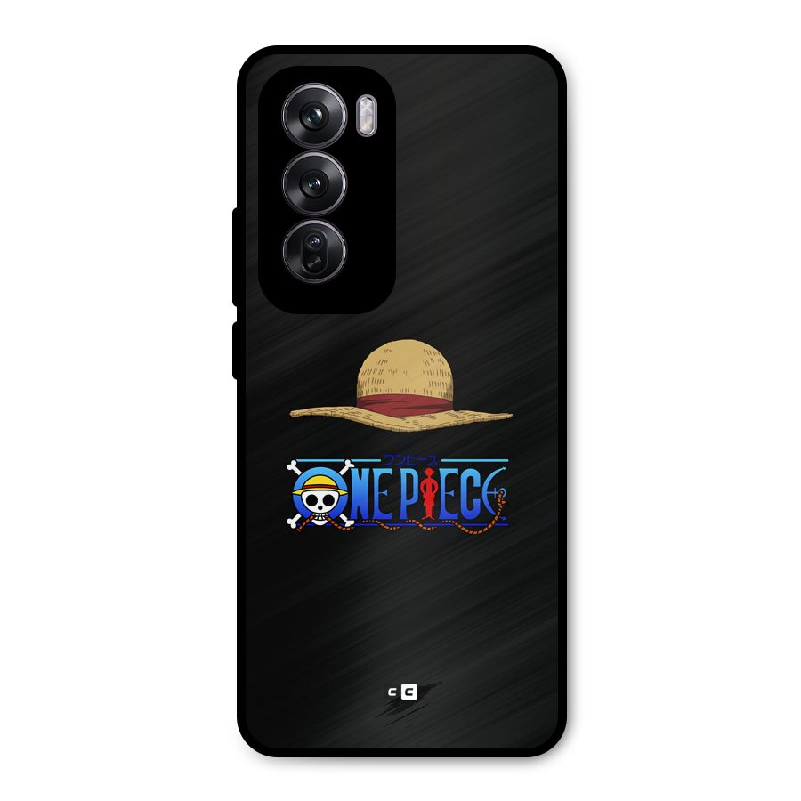 Straw Hat Metal Back Case for Oppo Reno12 Pro