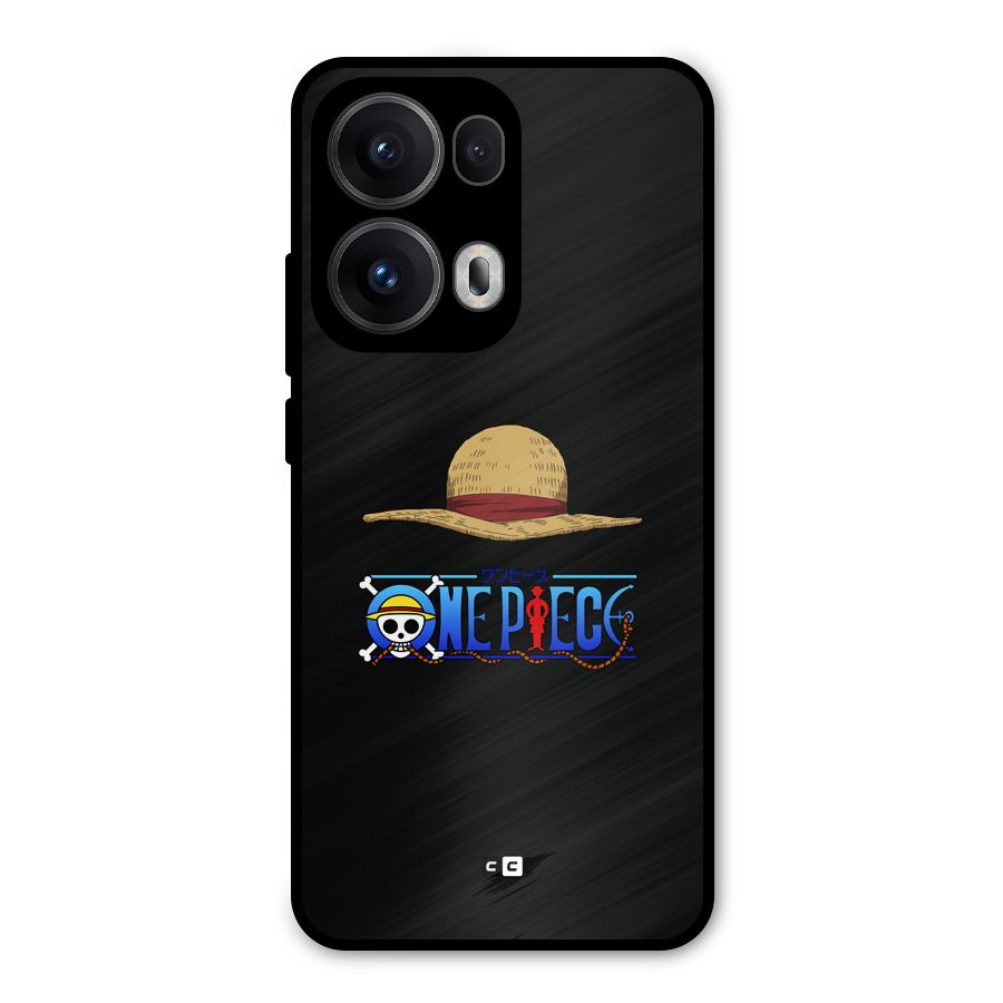 Straw Hat Metal Back Case for Oppo Reno13 Pro