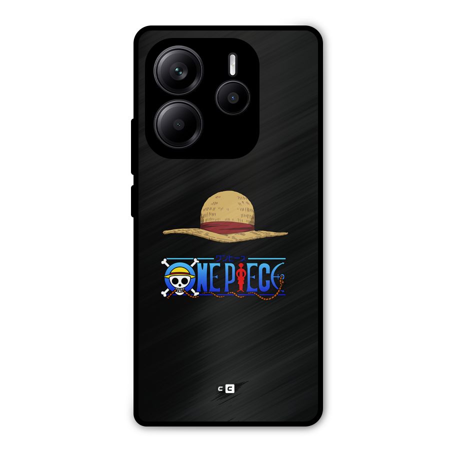 Straw Hat Metal Back Case for Redmi Note 14 5G