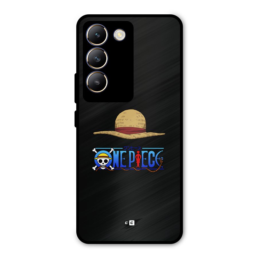 Straw Hat Metal Back Case for Vivo T3 5G