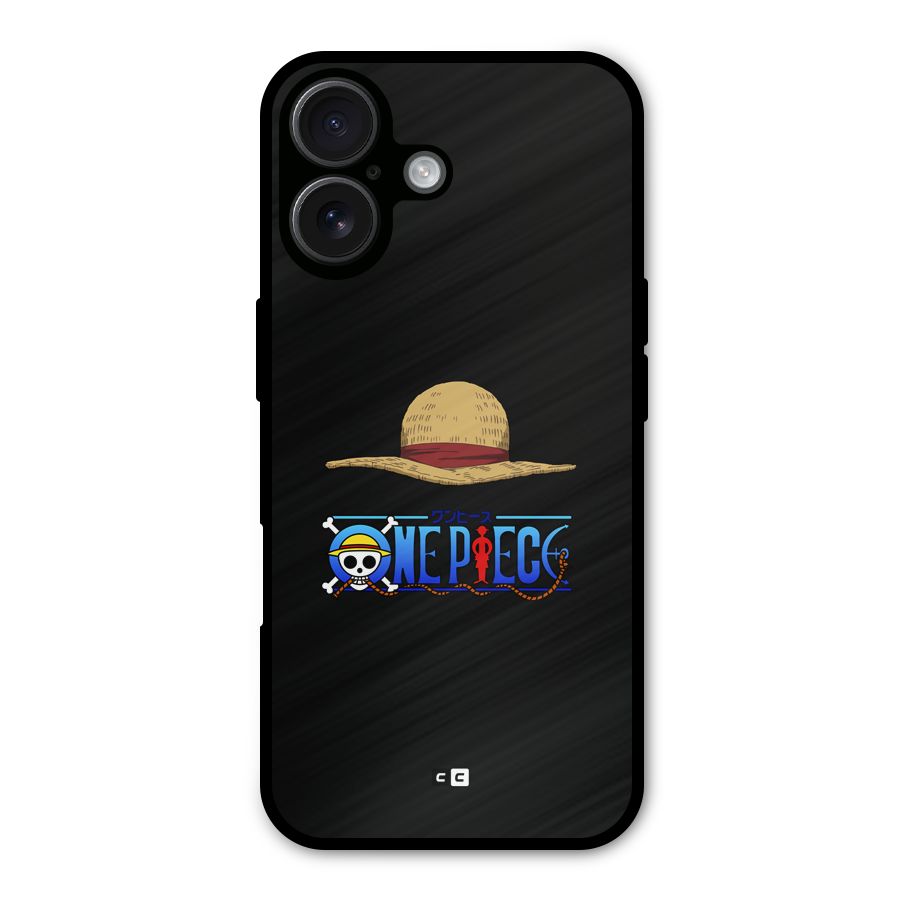 Straw Hat Metal Back Case for iPhone 16
