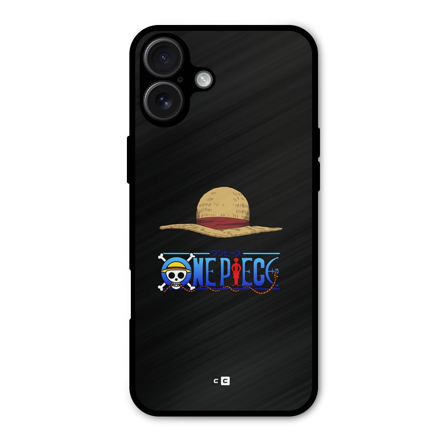 Straw Hat Metal Back Case for iPhone 16 Plus