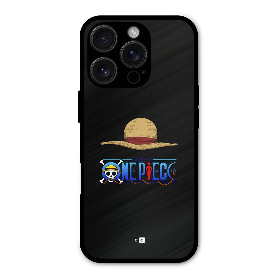 Straw Hat Metal Back Case for iPhone 16 Pro