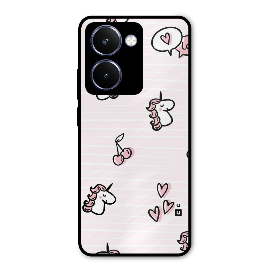 Strawberries And Unicorns Metal Back Case for Realme P3 Ultra