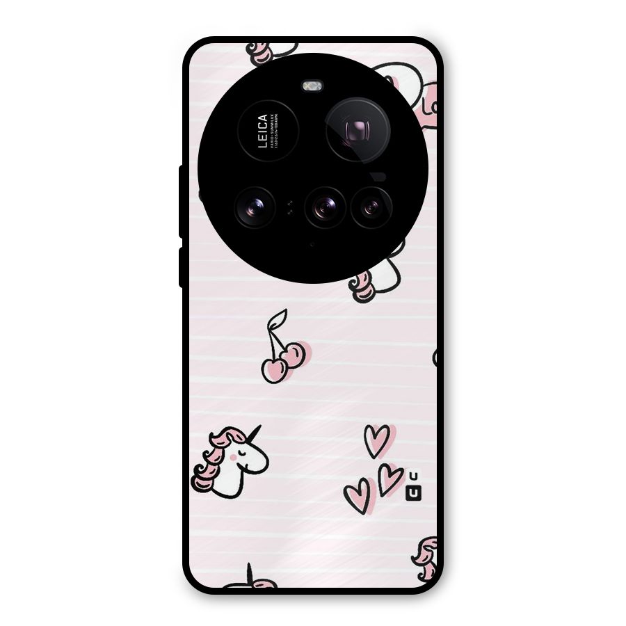 Strawberries And Unicorns Metal Back Case for Xiaomi 15 Ultra