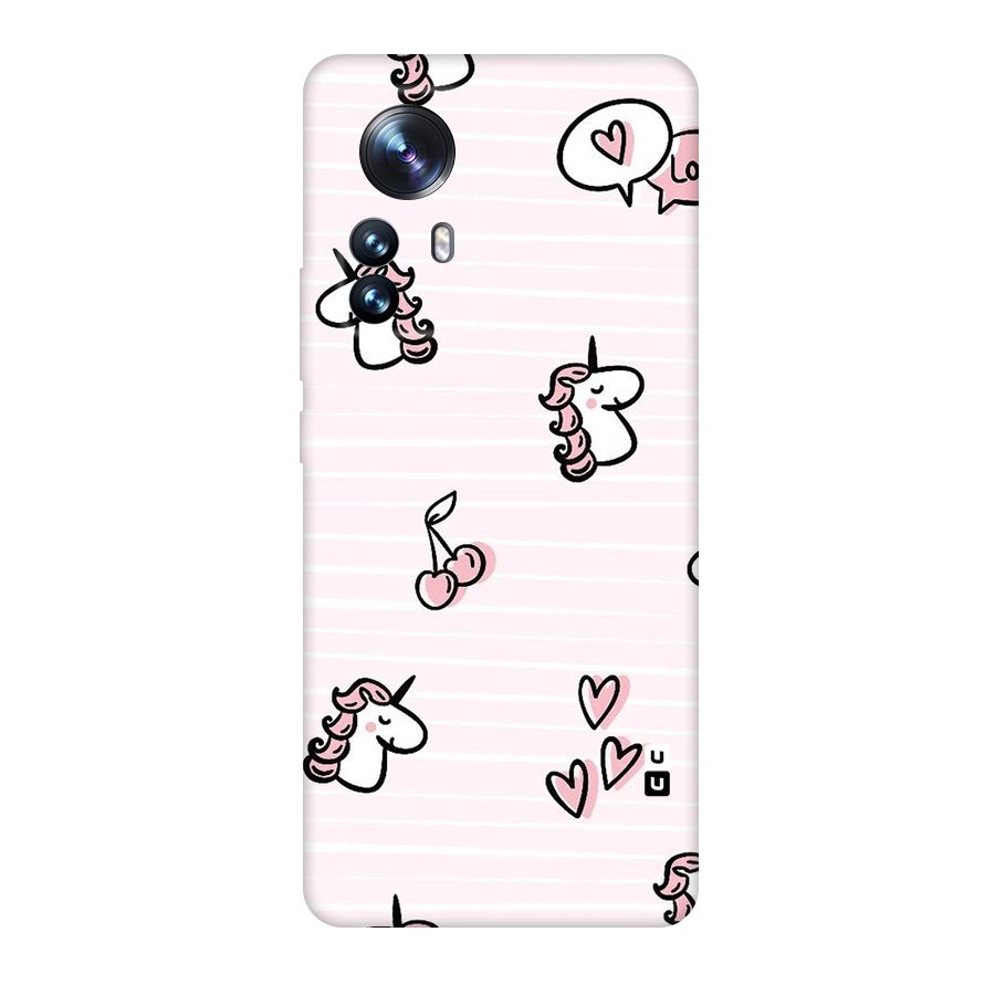 Strawberries And Unicorns Original Polycarbonate Back Case for Xiaomi 12 Pro