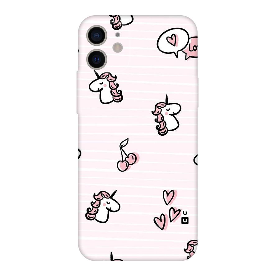 Strawberries And Unicorns Original Polycarbonate Back Case for iPhone 11