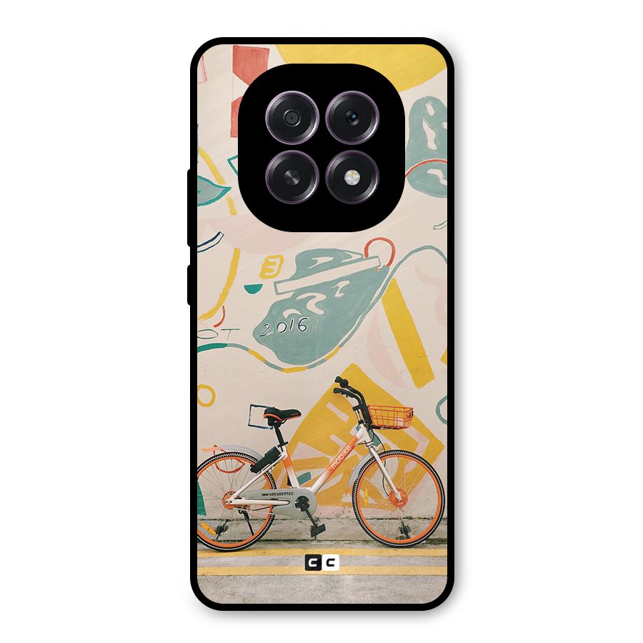 Street Art Bicycle Metal Back Case for Oppo F29