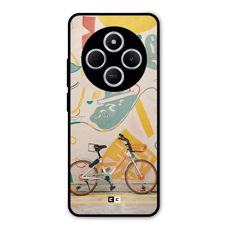 Street Art Bicycle Metal Back Case for Poco M7