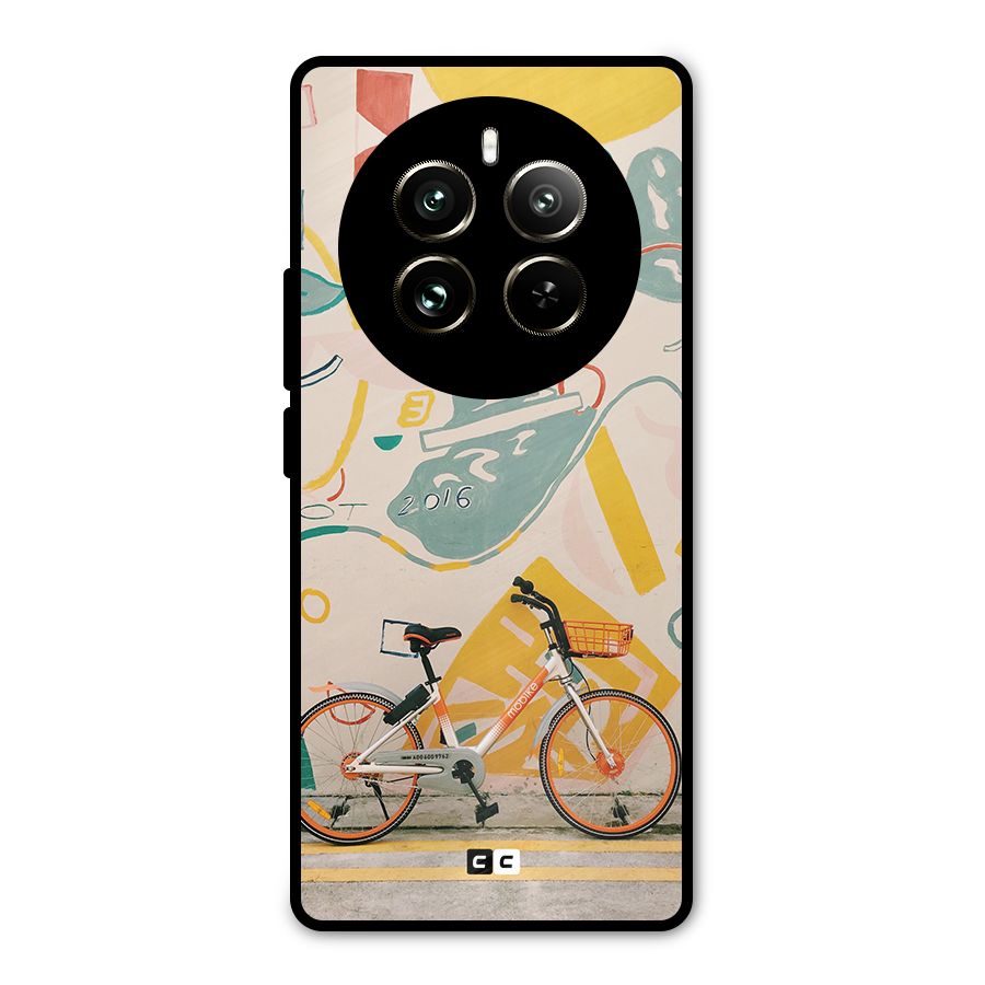 Street Art Bicycle Metal Back Case for Realme 12 Pro