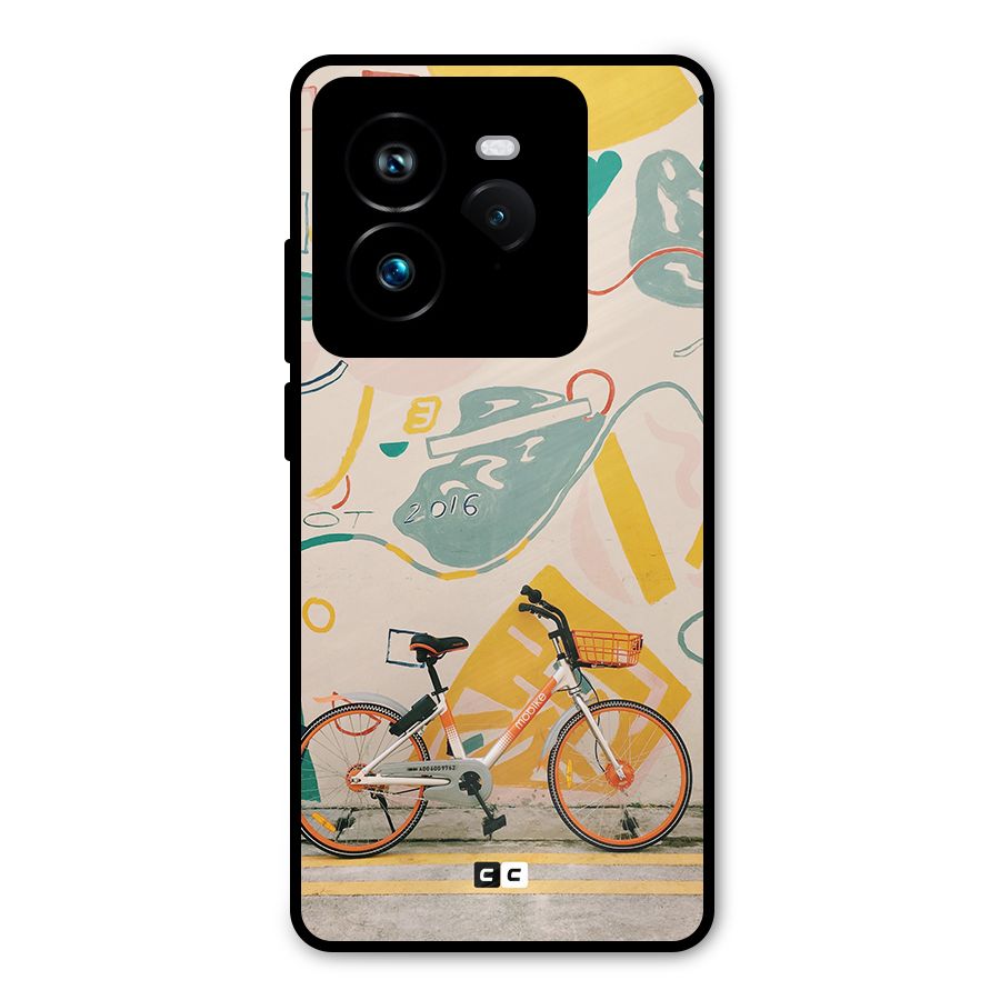 Street Art Bicycle Metal Back Case for Realme GT 7 Pro