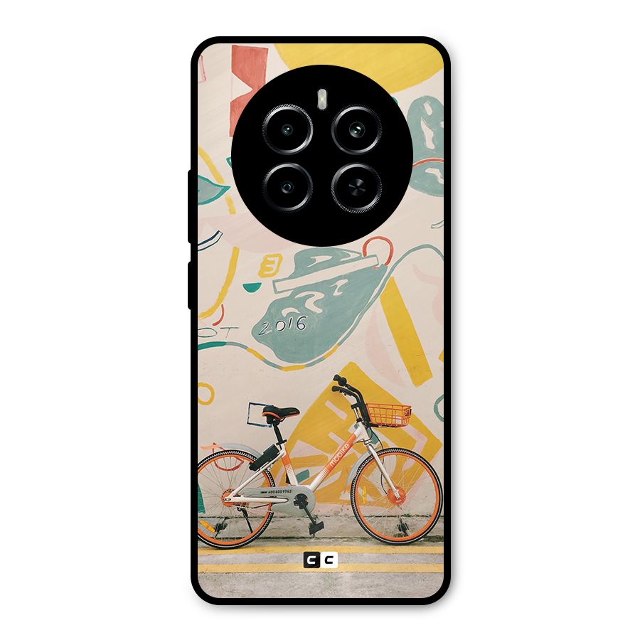 Street Art Bicycle Metal Back Case for Realme P1