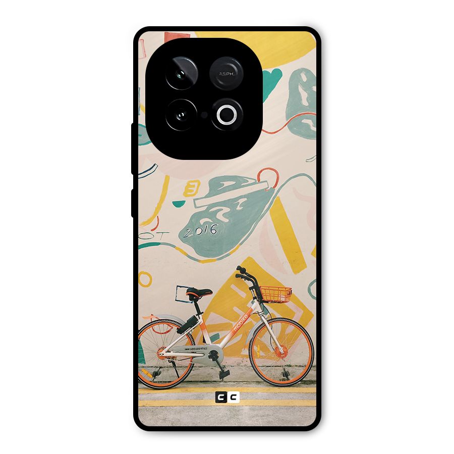 Street Art Bicycle Metal Back Case for iQOO Neo 10
