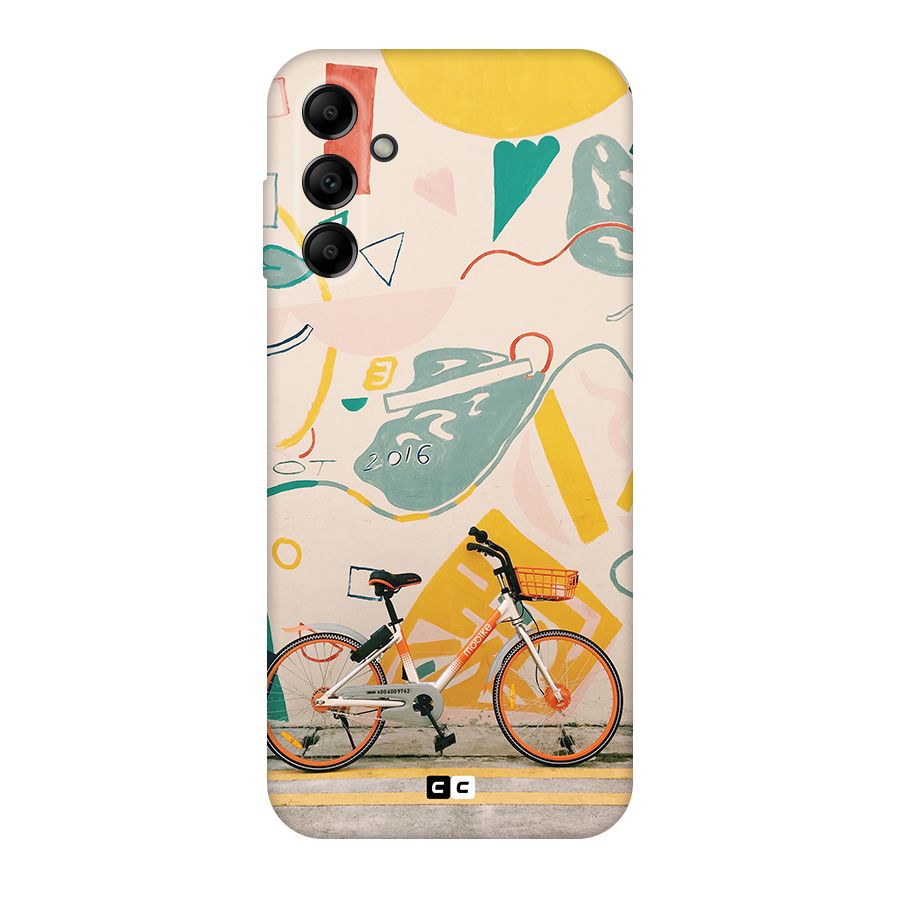 Street Art Bicycle Original Polycarbonate Back Case for Galaxy A14 5G