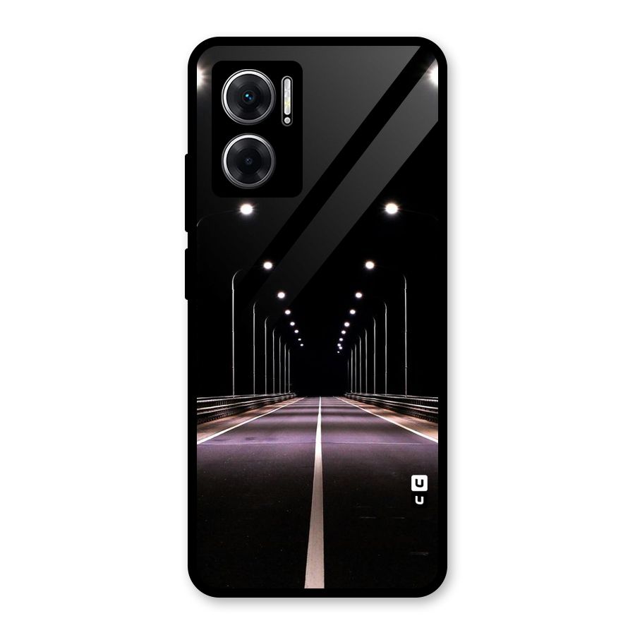 Street Light Glass Back Case for Redmi 11 Prime 5G